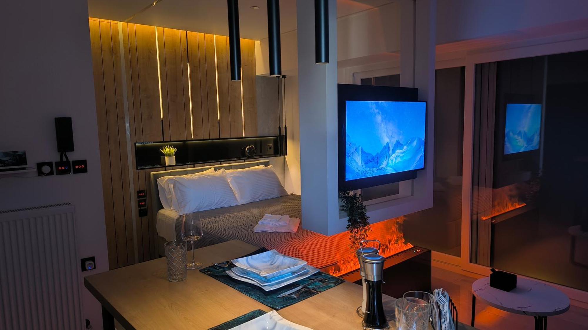 Larisa Absolute Suites, Sky View Smart Home Eksteriør bilde