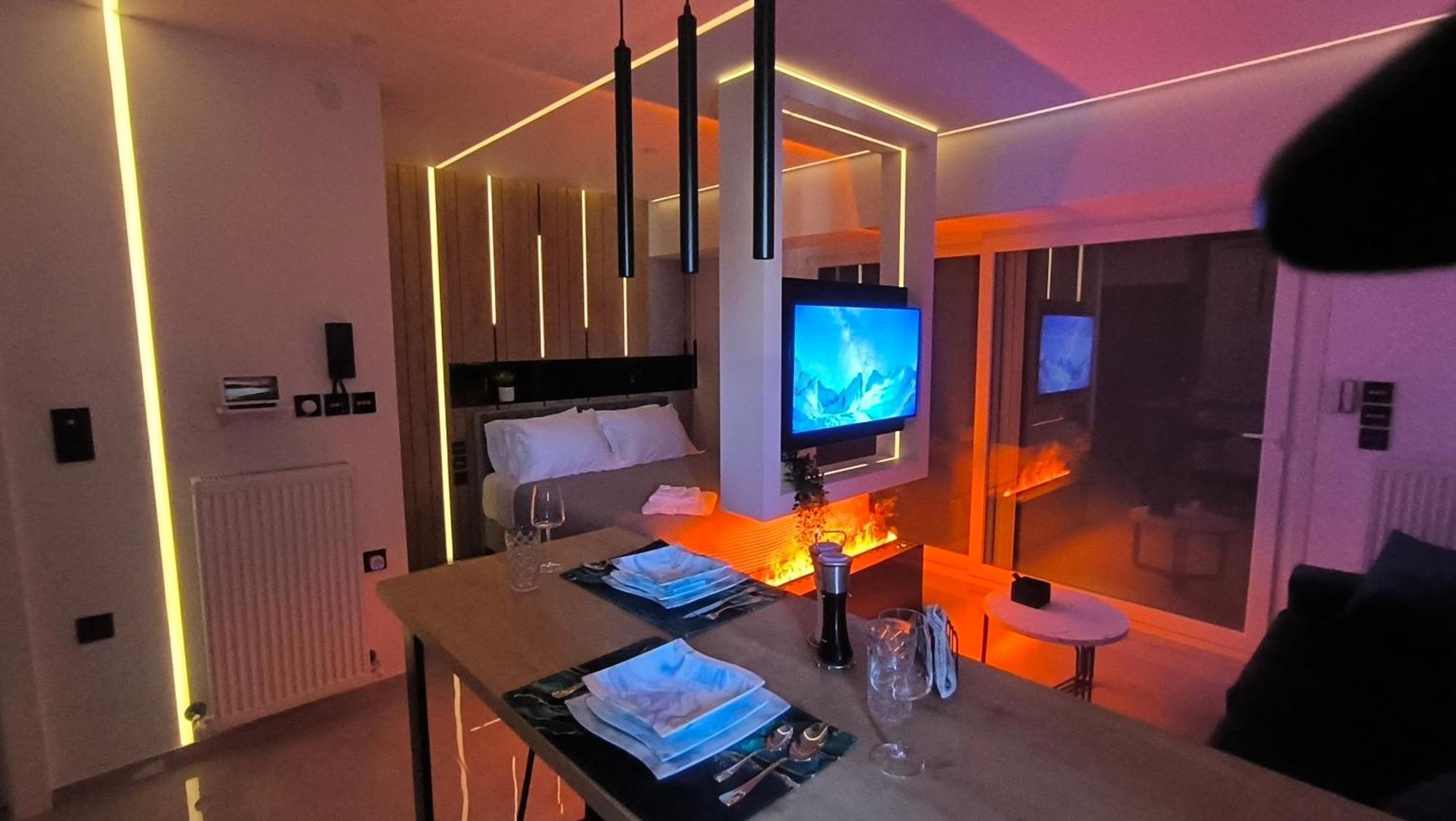Larisa Absolute Suites, Sky View Smart Home Eksteriør bilde