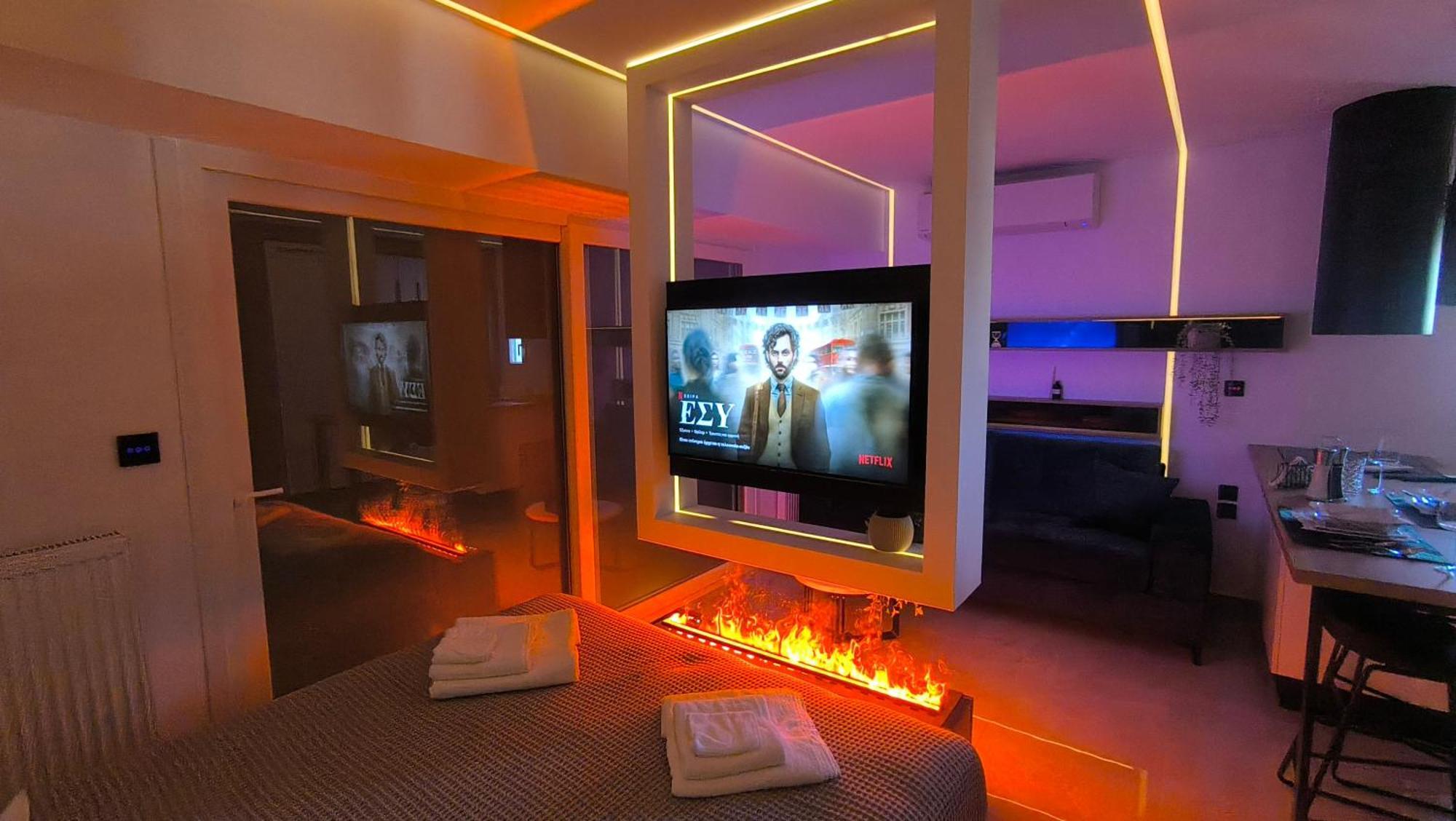 Larisa Absolute Suites, Sky View Smart Home Eksteriør bilde