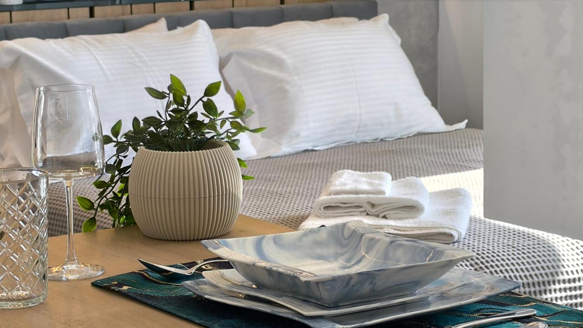 Larisa Absolute Suites, Sky View Smart Home Eksteriør bilde