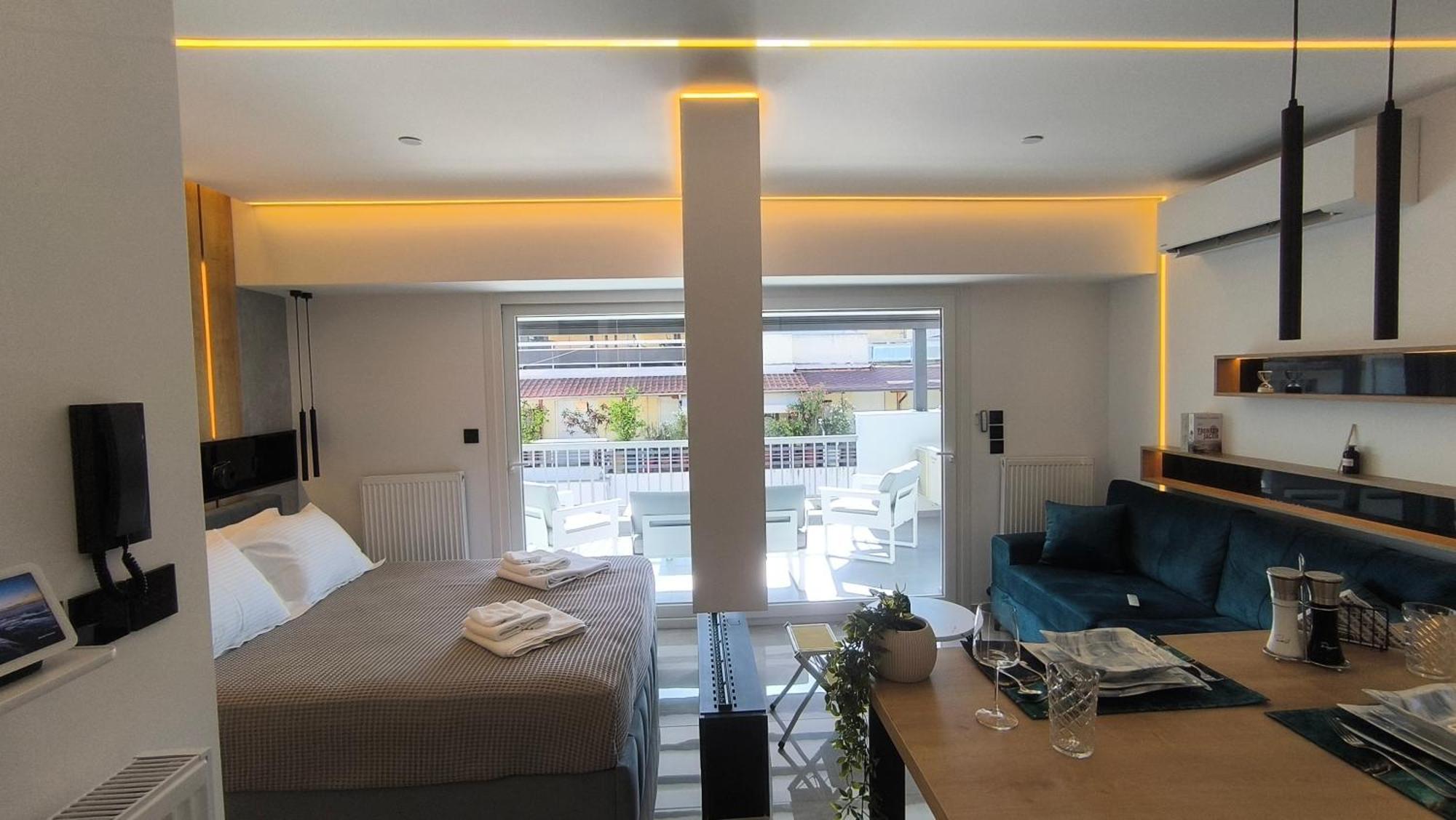 Larisa Absolute Suites, Sky View Smart Home Eksteriør bilde