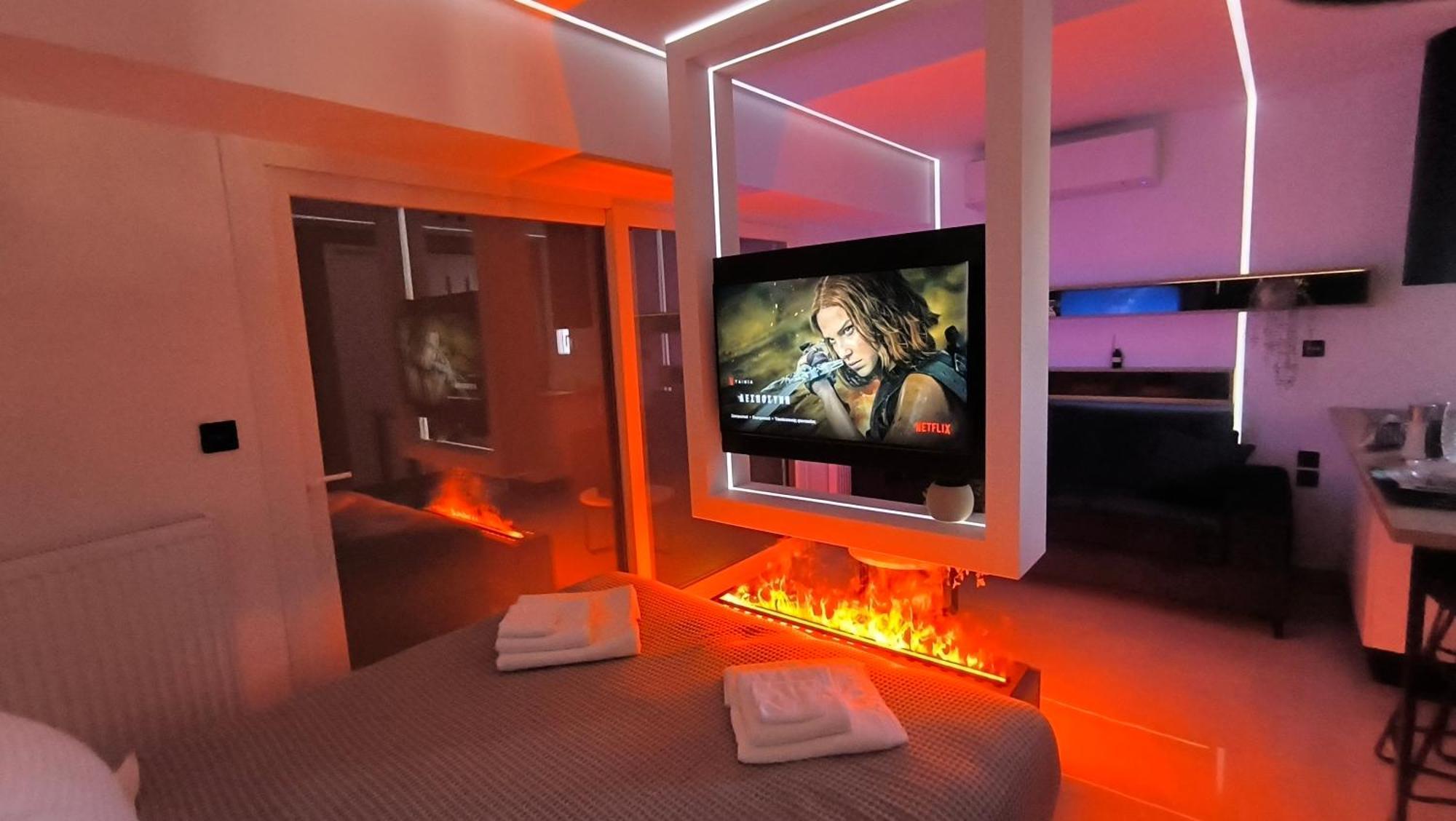 Larisa Absolute Suites, Sky View Smart Home Eksteriør bilde