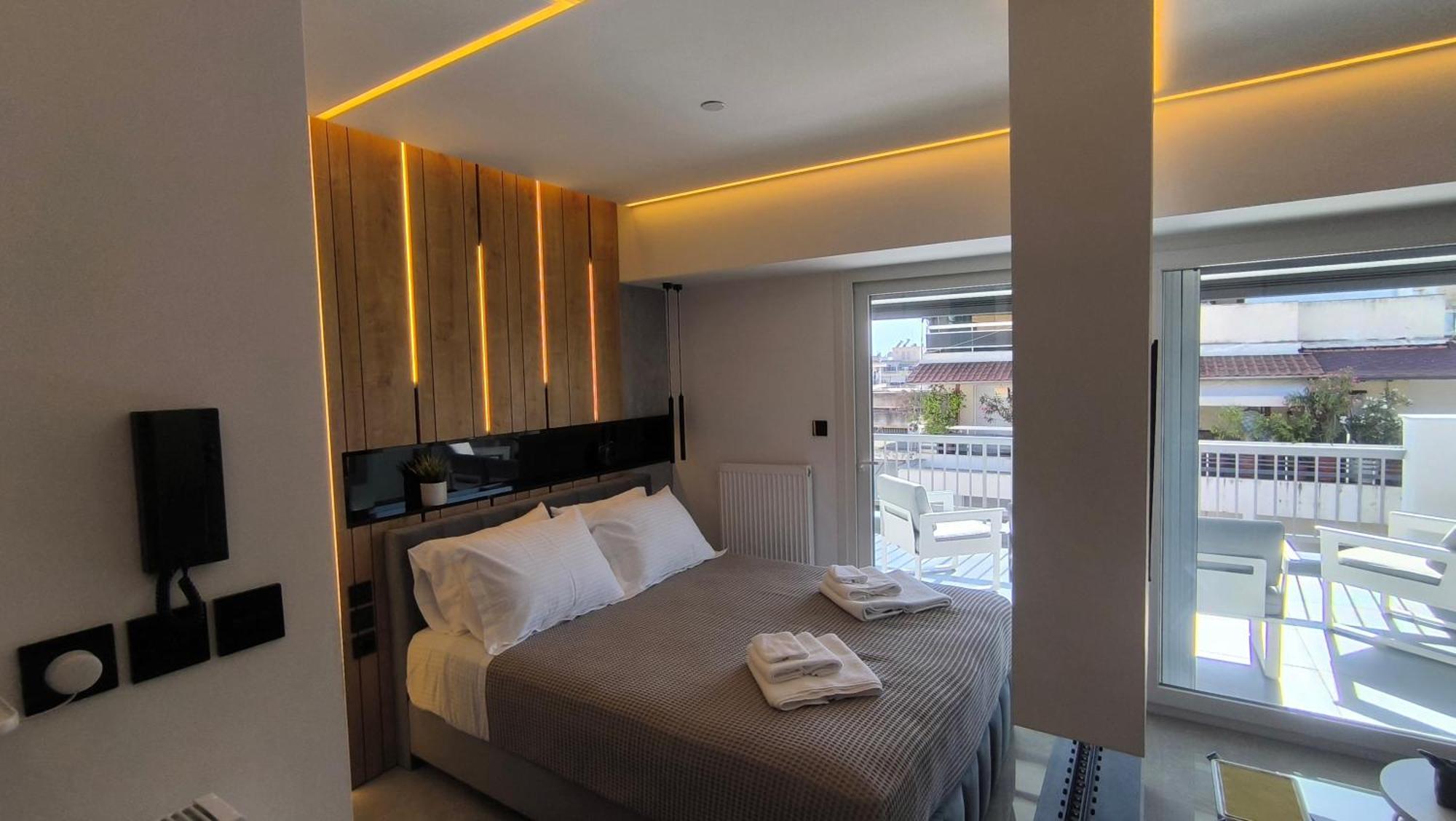 Larisa Absolute Suites, Sky View Smart Home Eksteriør bilde
