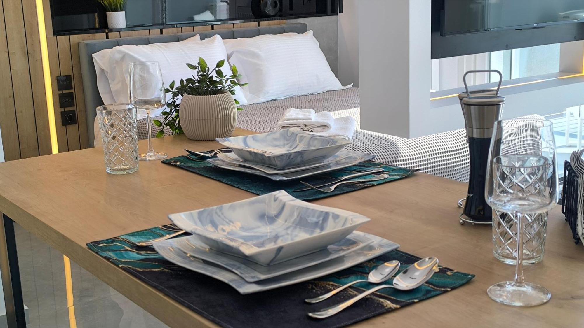 Larisa Absolute Suites, Sky View Smart Home Eksteriør bilde